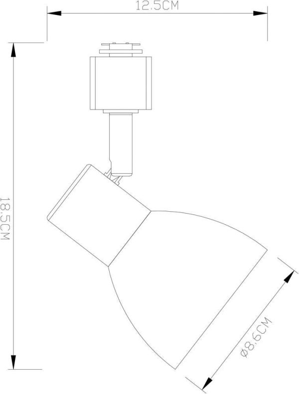 Трековый светильник Arte Lamp FALENA A3117PL-1BK — изображение 4