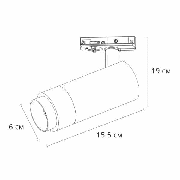 Трековый светильник Arte Lamp MERAK A3540PL-1BK — изображение 4