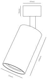 Трековый светильник Arte Lamp RIDGE A1518PL-1BK — изображение 2