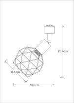 Трековый светильник Arte Lamp SOSPIRO A6141PL-1WH — изображение 3