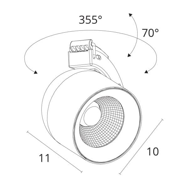 Трековый светильник Divinare DECORATO 2485/34 SP-10 — изображение 2