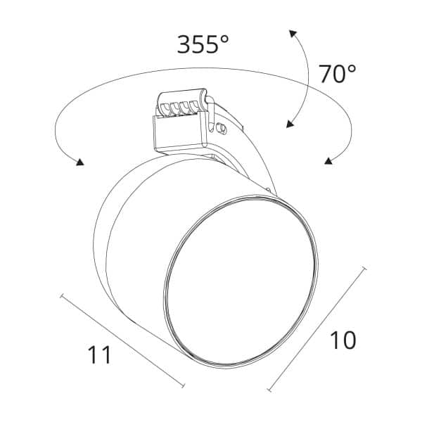 Трековый светильник Divinare DECORATO 2486/06 SP-10 — изображение 5