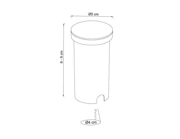 Тротуарный светильник Arte Lamp PIAZZA A3601IN-1WH — изображение 3
