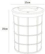 Тротуарный светильник Arte Lamp PIAZZA A6014IN-1SS — изображение 2