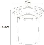Тротуарный светильник Arte Lamp PIAZZA A6017IN-1SS — изображение 2