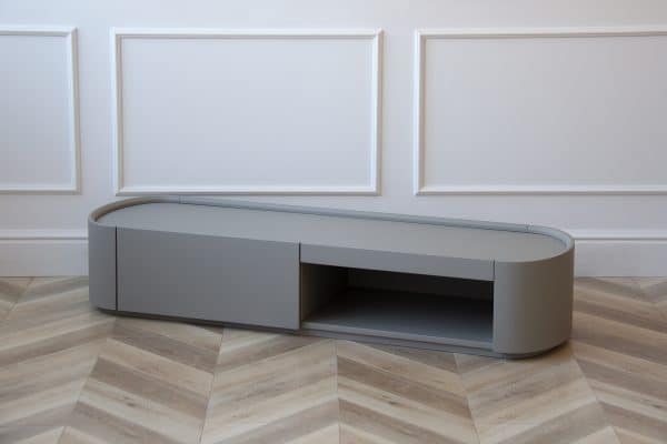 Тумба Lagom под ТВ 1 ящик 1 полка ширина 140 см (серый) — изображение 3