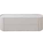 Тумба Lagom под ТВ 2 ящика ширина 140 см (дымка)