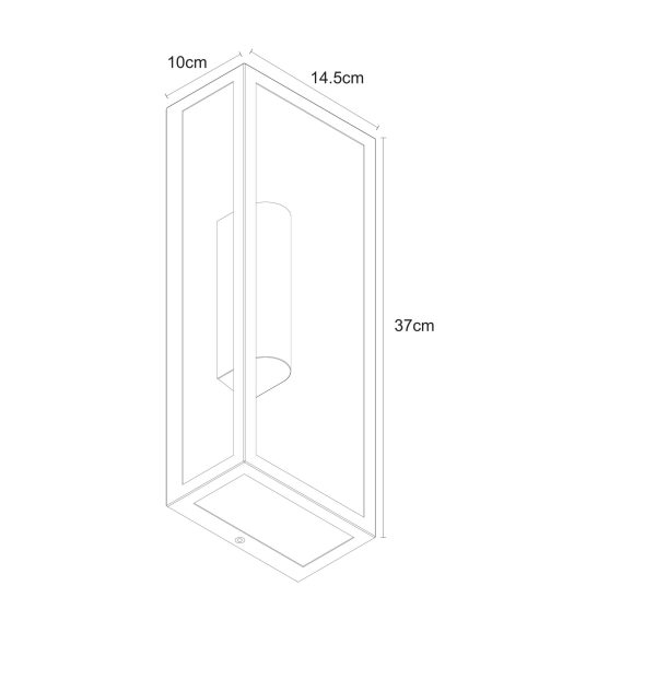 Уличный настенный светильник Arte lamp BELFAST A4569AL-2BR — изображение 3
