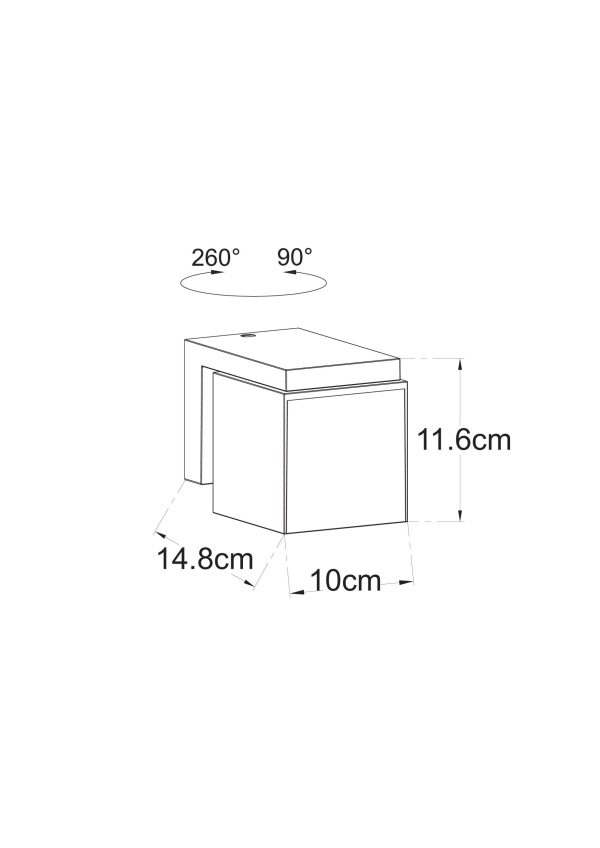 Уличный настенный светильник Arte lamp BELGRADE A5193AL-1BK — изображение 5