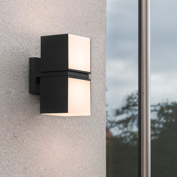 Уличный настенный светильник Arte lamp BELGRADE A5193AL-2BK — изображение 2