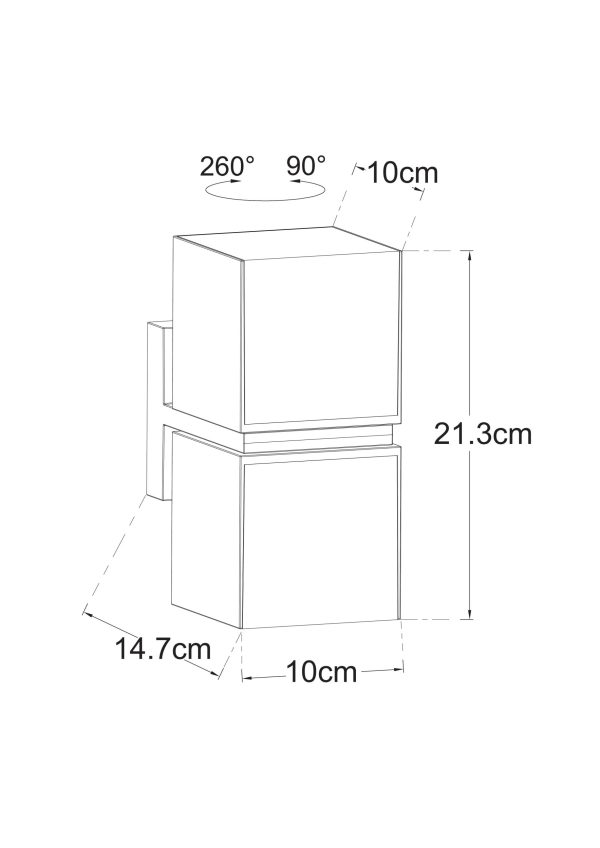 Уличный настенный светильник Arte lamp BELGRADE A5193AL-2BK — изображение 5