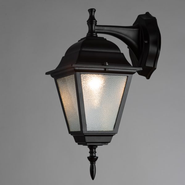 ulichnyj-nastennyj-svetilnik-arte-lamp-bremen-a1012al-1bk-1 Уличный настенный светильник Arte Lamp BREMEN A1012AL-1BK — изображение 2