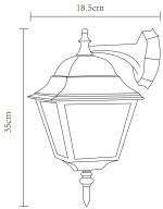 Уличный настенный светильник Arte Lamp BREMEN A1012AL-1BK — изображение 5