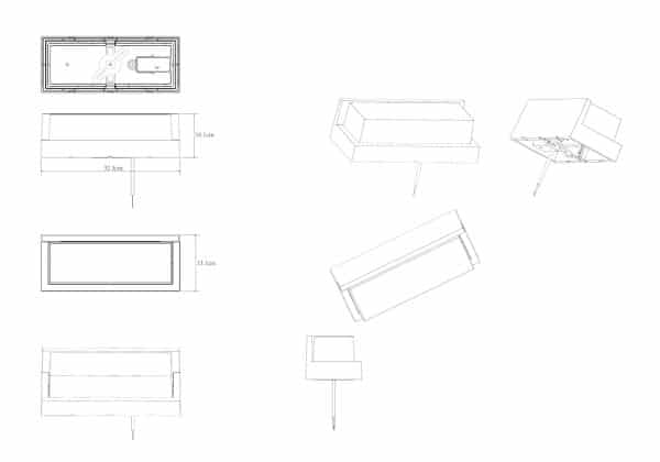 Уличный настенный светильник Arte Lamp FERRO A5224AL-1BK — изображение 4