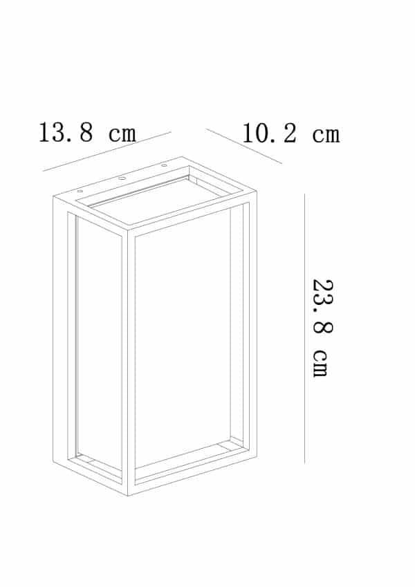 Уличный настенный светильник Arte Lamp MARFIK A2322AL-1BR — изображение 3