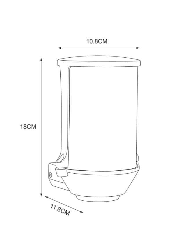 Уличный настенный светильник Arte Lamp MINCHIR A8306AL-1BK — изображение 3