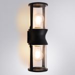 Уличный настенный светильник Arte Lamp MINCHIR A8306AL-2BK — изображение 2