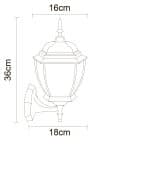 Уличный настенный светильник Arte Lamp PEGASUS A3151AL-1BN — изображение 5
