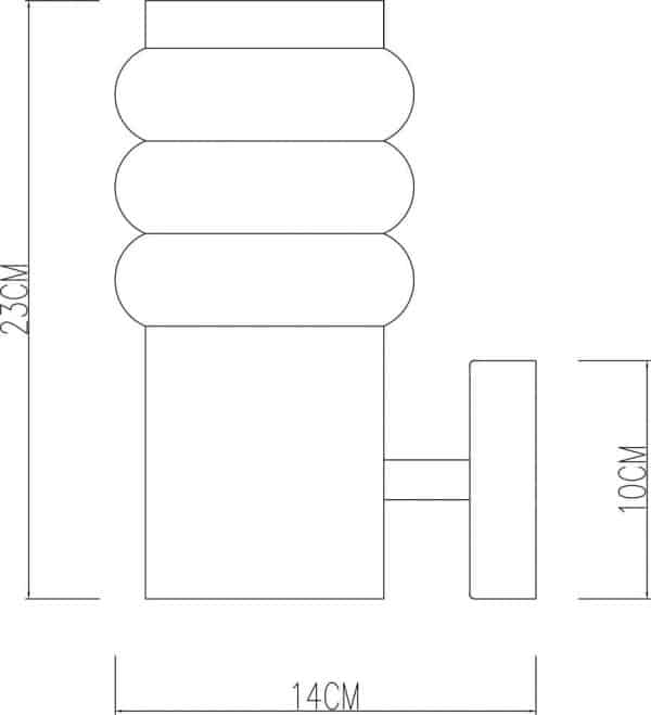 Уличный настенный светильник Arte Lamp PORTICA A8381AL-1SS — изображение 4