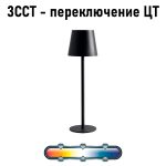 Уличный настольный светильник Arte Lamp FUYUE A1614LT-1BK