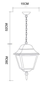 Уличный подвесной светильник Arte Lamp BREMEN A1015SO-1BK — изображение 4