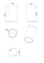 Уличный потолочный светильник Arte Lamp TORCULAR A1807PF-1BK — изображение 3