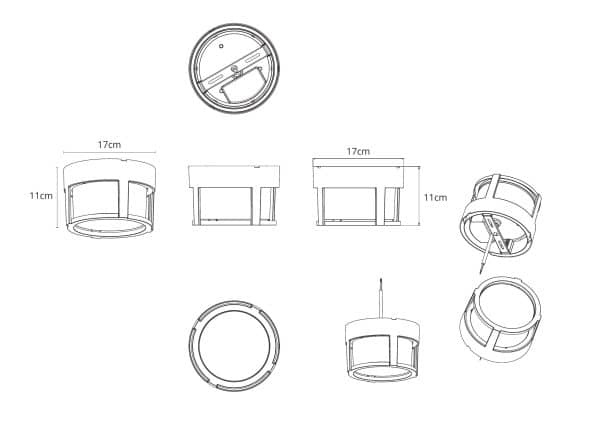 Уличный потолочный светильник Arte Lamp ULYSSES A6206PF-1BK — изображение 4