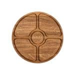 Uneca Менажница дубовая круглая