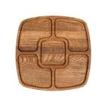 Uneca Менажница дубовая квадратная 27х27