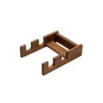 Uneca Подставка для 2 разделочных досок дубовая 16х12х4