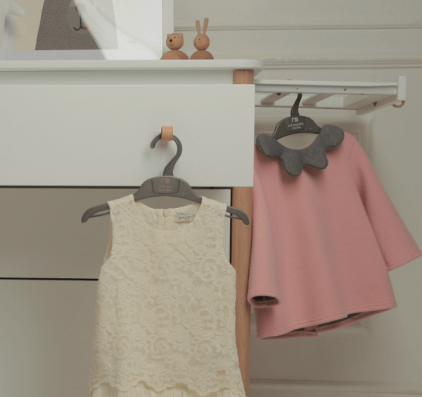 vydvizhnaja-veshalka-dlja-komoda-classic-3-jashhika-seryj-2 Выдвижная вешалка для комода Classic 3 ящика (серый) — изображение 3