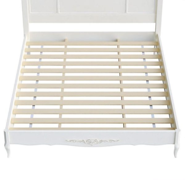 Кровать  120×200 с жестким изголовьем без состаривания, без патины — изображение 3