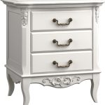 Тумба прикроватная 3 ящика без состаривания, без патины