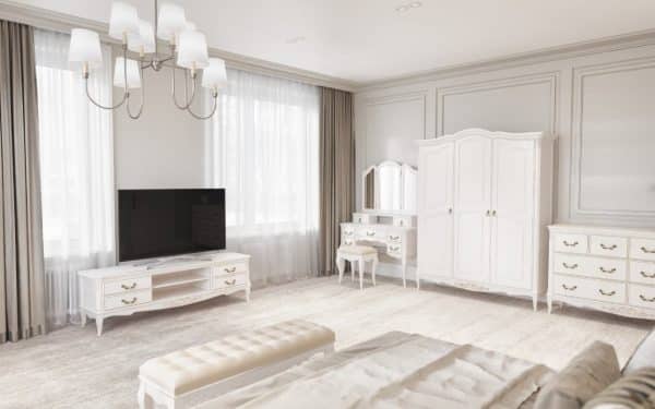 Тумба ТВ широкая без состаривания, без патины — изображение 2