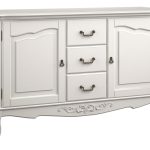 Комод широкий 2 двери 3 ящика без состаривания, без патины