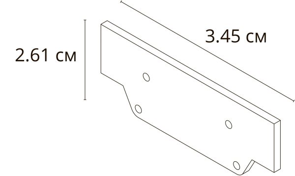 Заглушка для профиля Arte Lamp TRACK ACCESSORIES A631005E — изображение 2