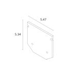 Заглушка для профиля EXPERT-ACCESSORIES A641005E — изображение 2