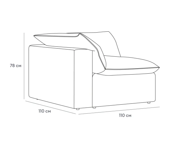 Завершение левое Rivoli бежевый — изображение 3