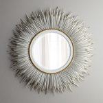 Зеркало "Ларс" white