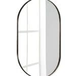 Зеркало в раме "Аманда" black silver