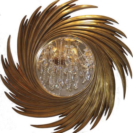 Зеркало в раме "Свирл" 20C. Gold/08