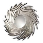 Зеркало в раме "Свирл" 20C. Silver/09