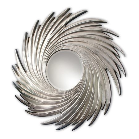 Зеркало в раме "Свирл" 20C. Silver/09