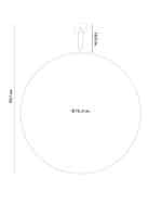 Зеркало в золотой раме “Найт” — изображение 2