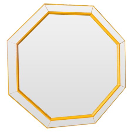 Зеркало Yellow Octagon