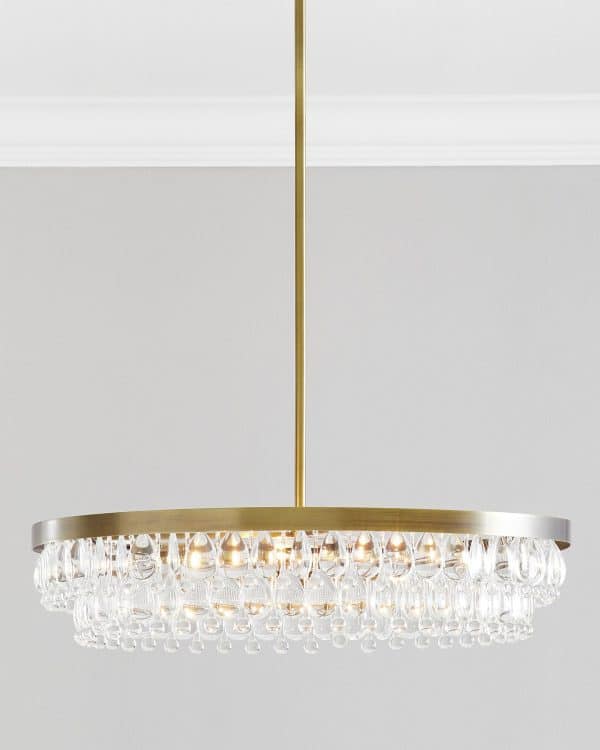 Золотая круглая люстра “Асуан” — изображение 2