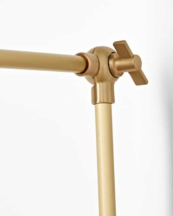 Золотое бра “Флемиш” на шарнире с проводом — изображение 2