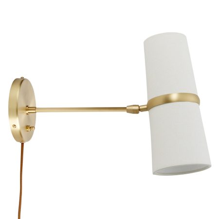 Золотое бра “Флемиш” с проводом