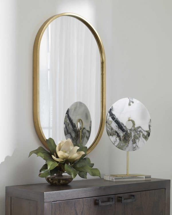 Золотое настенное зеркало “Хоггарт” — изображение 2