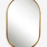 Золотое настенное зеркало “Хоггарт”